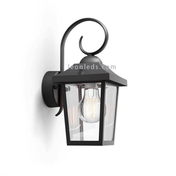 Aplique para exterior clásico E27 Buzzard Philips | LeonLeds Iluminación