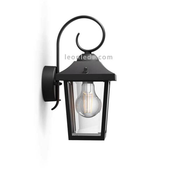 Aplique para exterior clásico bombilla con casquillo E27 Buzzard Philips | LeonLeds Iluminación