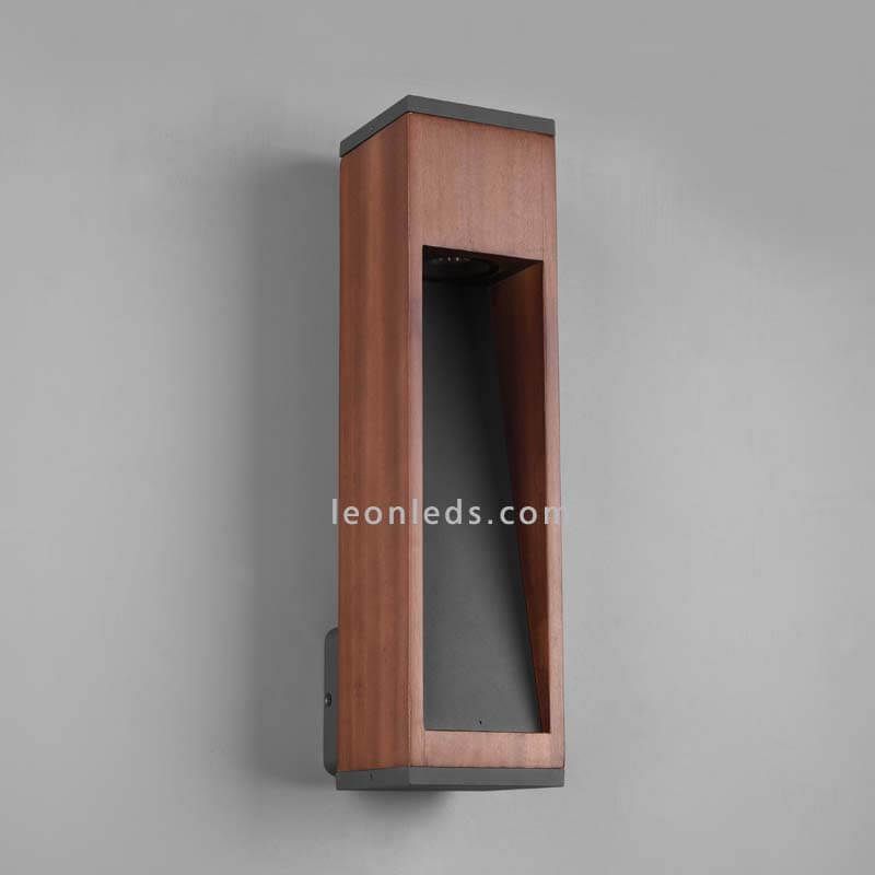 Aplique de madera para pared exterior Canning 1xGU10 de Trio Lighting