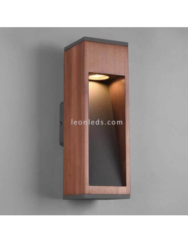 Aplique de madera para pared exterior Canning 1xGU10 de Trio Lighting