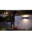 Aplique de pared cuadrado para exterior E27 acabado color antracita serie Hedgehog marca Philips | LeónLeds Iluminación