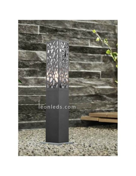 Sobremuro Cooper de exterior antracita 1xE27 | LeónLeds Iluminación | lámpara de muro ambiente