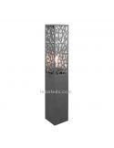 Sobremuro Cooper de exterior antracita 1xE27 | LeónLeds Iluminación | lámpara de muro abstracta