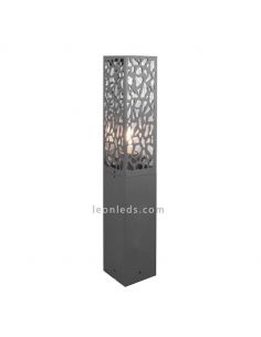 Sobremuro Cooper de exterior antracita 1xE27 | LeónLeds Iluminación | lámpara de muro abstracta