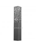 Sobremuro Cooper de exterior antracita 1xE27 | LeónLeds Iluminación | lámpara de muro abstracta apagada lateral