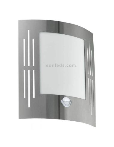 Aplique City E27 decorativocon sensor de movimiento Eglo Iluminación  | LeonLeds Iluminación