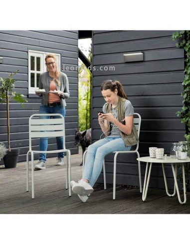 Aplique LED de pared para exterior fabricado con aluminio serie Bustan Philips | LeonLeds Iluminación