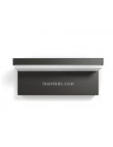 Aplique LED de pared exterior aluminio color antracita serie Bustan Philips | LeonLeds Iluminación