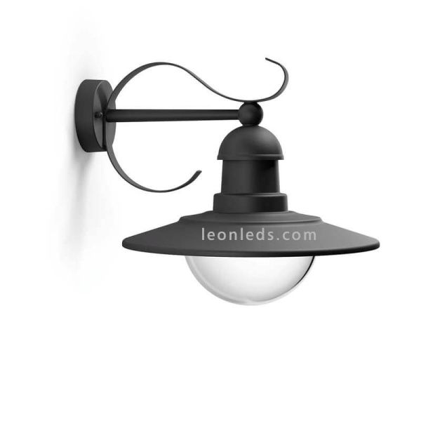 Aplique exterior vintage E27 aluminio Topiary Philips | LeonLeds Iluminación
