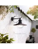 Aplique exterior vintage E27 aluminio Topiary foto de ambiente Philips | LeonLeds Iluminación