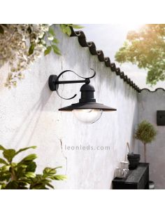 Aplique exterior vintage E27 aluminio Topiary Philips | LeonLeds Iluminación 2
