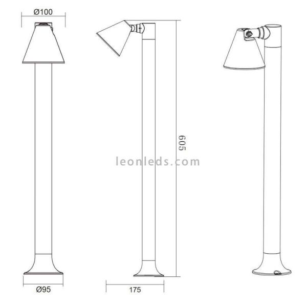 Lampe d'extérieur en forme de cloche...