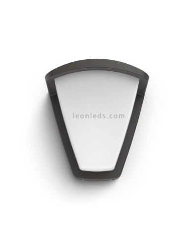 Aplique para exterior de aluminio bombilla con casquillo E27 Kiskadee Philips | LeonLeds Iluminación