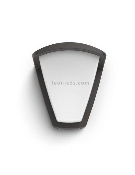 Aplique para exterior de aluminio bombilla con casquillo E27 Kiskadee Philips | LeonLeds Iluminación