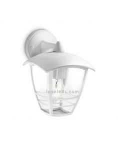 Aplique E27 aluminio blanco MyGarden Creek Philips | LeónLeds Iluminación