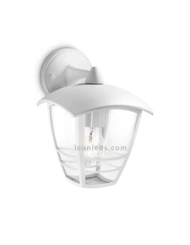 Aplique E27 aluminio blanco MyGarden Creek Philips | LeónLeds Iluminación