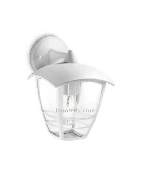Aplique E27 aluminio blanco MyGarden Creek Philips | LeónLeds Iluminación