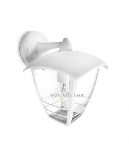 Applique murale extérieure E27 aluminium blanc MyGarden Creek Philips | Éclairage LeonLeds