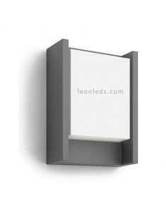 Aplique LED de pared exterior aluminio Arbour Philips | LeónLeds Iluminación