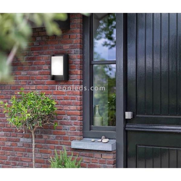 Aplique LED de pared exterior aluminio Arbour foto de ambiente Philips | LeónLeds Iluminación