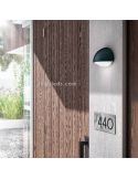 Aplique LED de pared Dust antracita exterior IP44 Philips ovalado| LeonLeds Iluminación