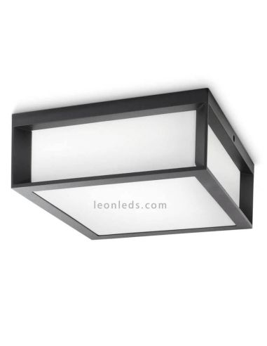 Candeeiro de parede exterior ou candeeiro de tecto 2 x E27 Skies Philips | Leon Iluminação LED