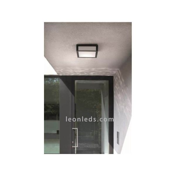 Applique ou plafonnier d'extérieur 2 x douille E27 Série Skies Marque Philips | Éclairage LeonLeds