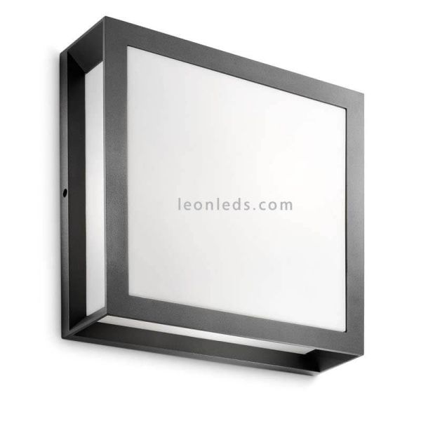 Aplique de pared o Plafón de techo para exterior 2 x E27 Skies Philips | LeonLeds Iluminación