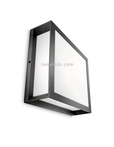 Aplique o Plafón de aluminio para ambientes de exterior 2 x E27 Skies Philips | LeonLeds Iluminación