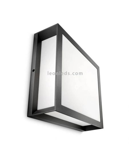 Aplique o Plafón de aluminio para ambientes de exterior 2 x E27 Skies Philips | LeonLeds Iluminación