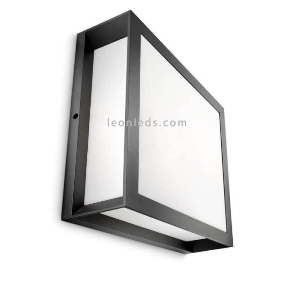 Aplique o Plafón de aluminio para ambientes de exterior 2 x E27 Skies Philips | LeonLeds Iluminación