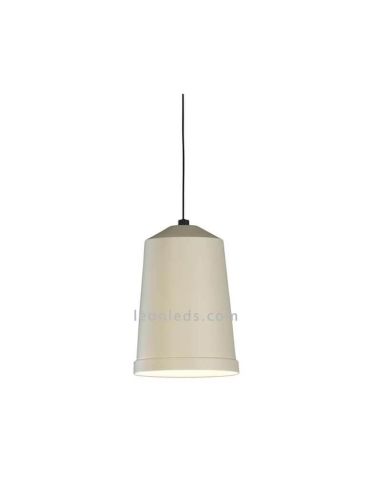 Lámpara colgante 12Cm varios colores disponibles E27 Bali ACB Iluminación | LeonLeds Iluminación | Color blanco perla
