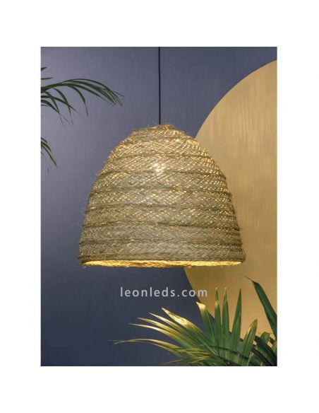 Luminária de teto artesanal E27 Moyana foto ambiente ACB iluminación| Leon Iluminação LED