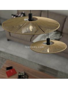 Plafonnier Pamela 50cm couleur sable ACB Iluminación | Éclairage LeonLeds 2