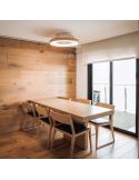 Plafón Ventilador LED Madera Tibet 7126 regulable Mantra Iluminación | LeonLeds Iluminación