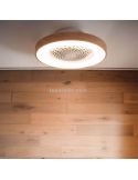 Plafón Ventilador LED Madera Tibet 7126 regulable Mantra Iluminación | LeonLeds