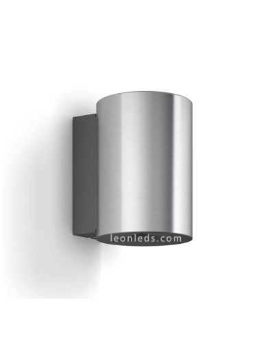 Aplique de pared exterior LED IP44 acero inoxidable Buxus Philips | LeonLeds Iluminación