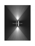 Aplique de pared para ambientes de exterior LED IP44 de acero inoxidable Buxus Philips | LeonLeds Iluminación