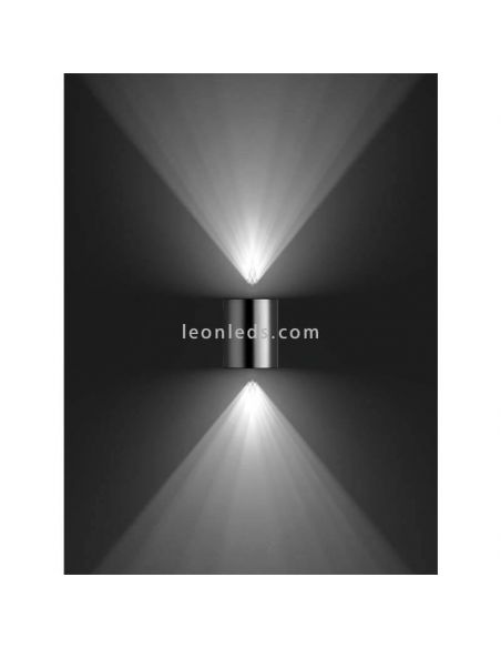 Aplique de pared para ambientes de exterior LED IP44 de acero inoxidable Buxus Philips | LeonLeds Iluminación
