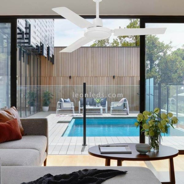 Ventilador de Techo Fujil Ø120 CM Blanco Sin Luz de Exo Lighting 638A-VX60B-01 | LeonLeds Iluminación