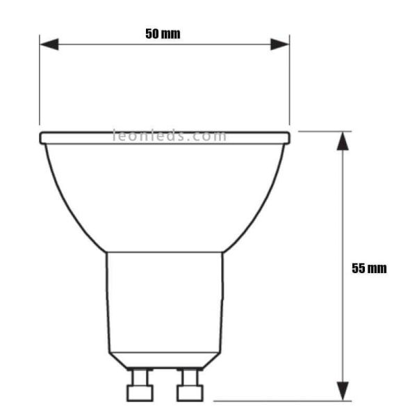 Ampoule LED Philips GU10 Crystal CorePro LED Spot MV 3,5 W | Ampoule halogène DEL Philips | Éclairage LeonLeds