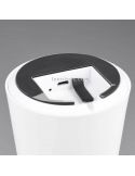 Lámpara pórtatil LED USB para exterior Lennon | LeónLeds Iluminación | lámpara seta blanca para cargar con usb