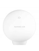 Lámpara pórtatil LED USB para exterior Lennon | LeónLeds Iluminación | lámpara seta blanca con botón superior