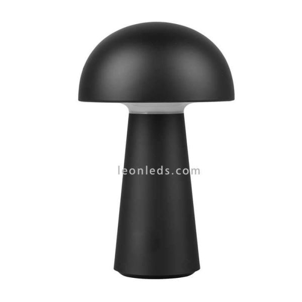 Lámpara pórtatil LED USB para exterior Lennon | LeónLeds Iluminación | lámpara seta negra apagada