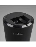 Lámpara pórtatil LED USB para exterior Lennon | LeónLeds Iluminación | lámpara seta negra carga usab cargador móvil