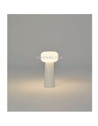 Candeeiro de mesa para ambientes interiores branco Série Faro Mantra Iluminación | Leon Iluminação LED