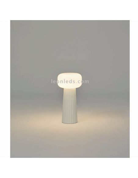 Candeeiro de mesa para ambientes interiores branco Série Faro Mantra Iluminación | Leon Iluminação LED