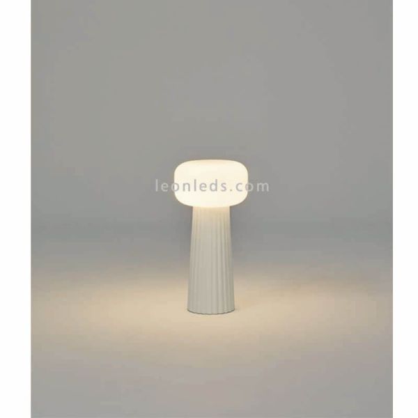 Lámpara de sobremesa para ambientes de interior blanco serie Faro Mantra Iluminación | LeónLeds Iluminación