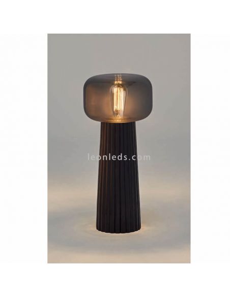 Lampe de table d'intérieur noire Faro Mantra Iluminación | Éclairage LeonLeds