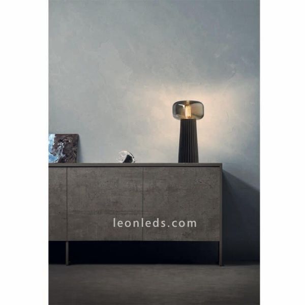 Lampe de table d'intérieur de couleur noire Faro ambient photo Mantra Iluminación | Éclairage LeonLeds